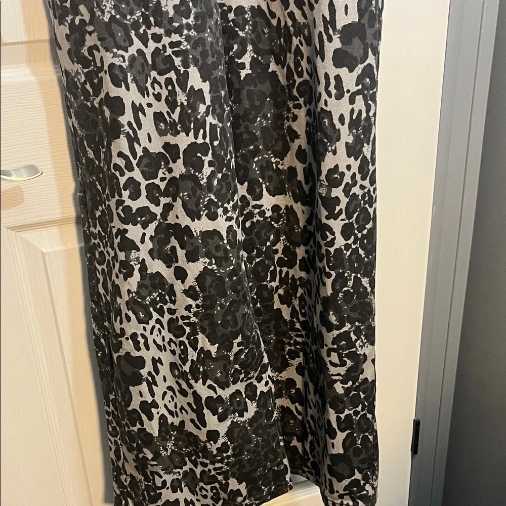 Cider Black and White Animal Print Jumpsuit - Picture 3 of 6